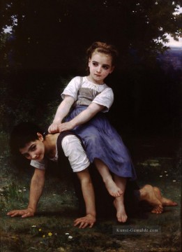 William Adolphe Bouguereau Werke - La Bourrique Öl auf Leinwand Realismus William Adolphe Bouguereau